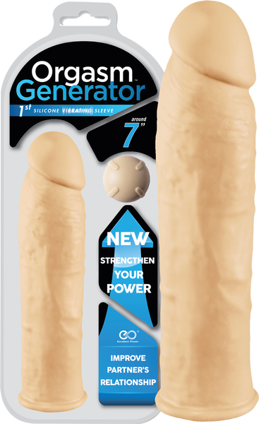 NANMA Corporation Excellent Power 7 Inches Orgasm Generator Penis Sleeve - - Penis Sleeves and Extenders