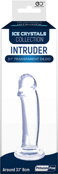 Ice Crystals Collection Intruder Transparent Realistic Dildo Clear - - Realistic Dildos