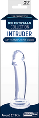Ice Crystals Collection Intruder Transparent Realistic Dildo Clear - - Realistic Dildos