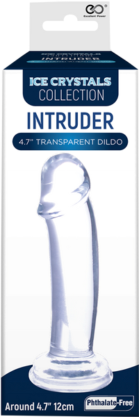 Ice Crystals Collection Intruder Transparent Realistic Dildo Clear - - Realistic Dildos