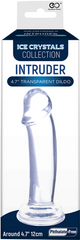Ice Crystals Collection Intruder Transparent Realistic Dildo Clear - - Realistic Dildos