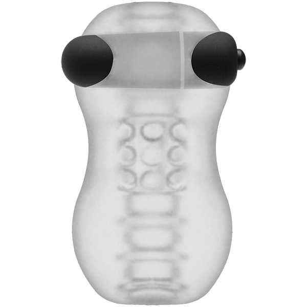 GoodHead Vibrating Helping Head Pro Male Masturbator Frost - - Masturbators and Strokers