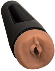 Main Squeeze The Original Pussy Variable Pleasure Ultraskyn Stroker Caramel - - Masturbators and Strokers