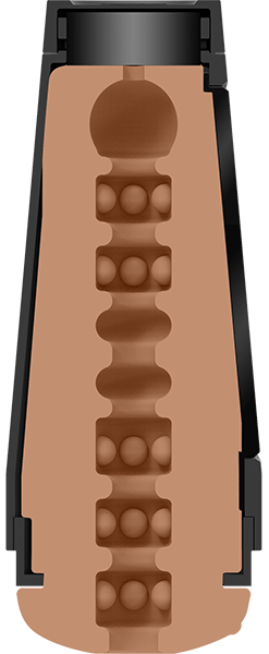 Main Squeeze The Original Pussy Variable Pleasure Ultraskyn Stroker Caramel - - Masturbators and Strokers