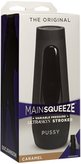 Main Squeeze The Original Pussy Variable Pleasure Ultraskyn Stroker Caramel - - Masturbators and Strokers
