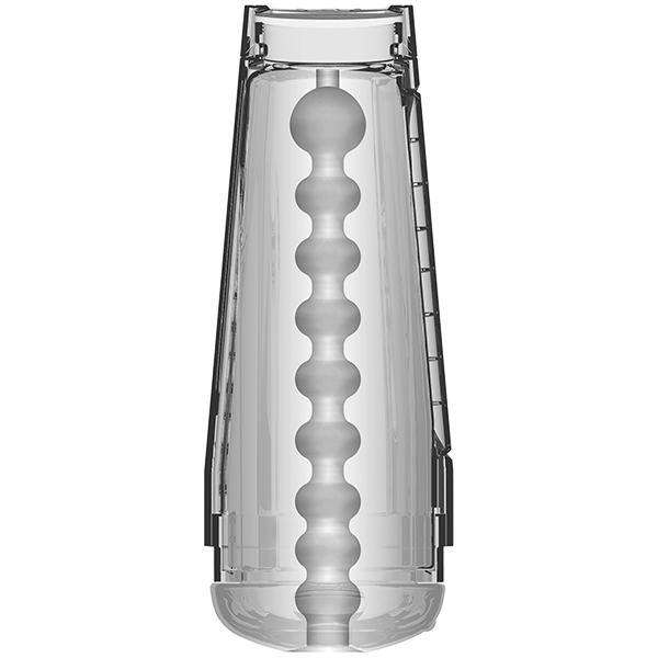 Main Squeeze OPTIX Uniquely Textured ULTRASKYN Male Masturbator Crystal Blue - - Masturbators and Strokers