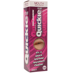 Doc Johnson Quickies To Go ULTRASKYN Male Masturbator Mouth - - Masturbators and Strokers