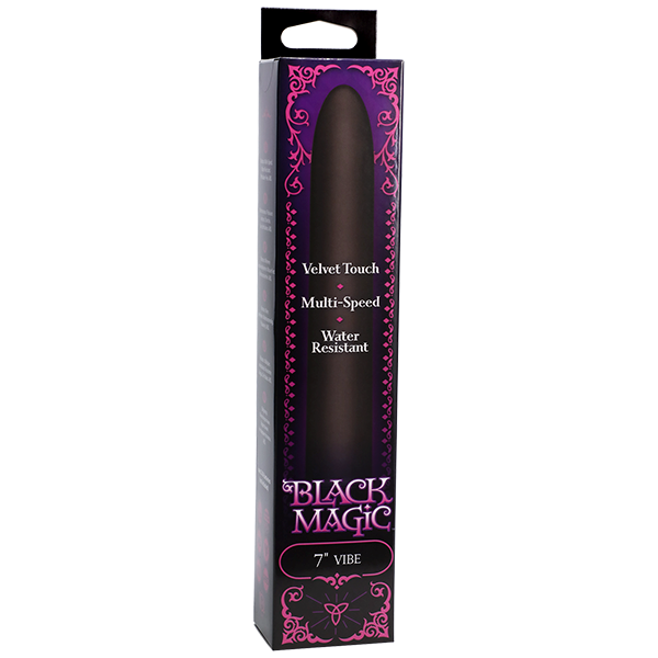 Black Magic Classic Multi Speed Bullet Massager 7 Inch Black - - Bullet Vibrators