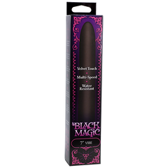 Black Magic Classic Multi Speed Bullet Massager 7 Inch Black - - Bullet Vibrators