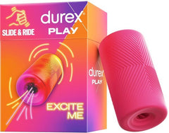 Durex Play Slide & Ride Textured Male Masturbation Sleeve - - Masturbators and Strokers