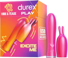 Durex Play Vibe & Tease 2 In 1 G Spot Vibrator & Teaser Tip - - G-Spot Vibrators