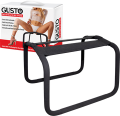 Excellent Power Gusto The Ultimate Sex Position Stool Black - - Sex Machines