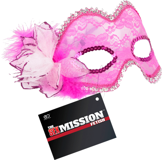 Sex Mission Fetish Play Masquerade Masks Pink - - Masks And Blindfolds