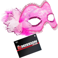 Sex Mission Fetish Play Masquerade Masks Pink - - Masks And Blindfolds