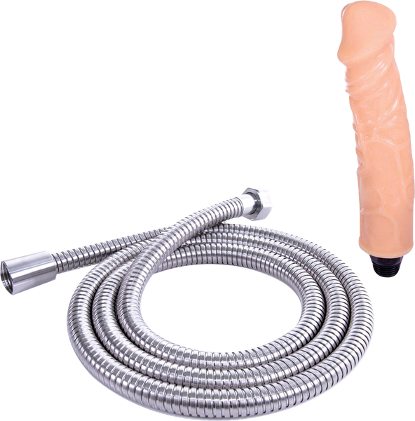 Hydro Series Big Splash Enema System 7 Inch Flesh - - Enemas and Douches