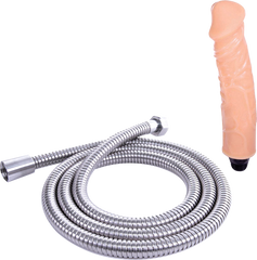 Hydro Series Big Splash Enema System 7 Inch Flesh - - Enemas and Douches