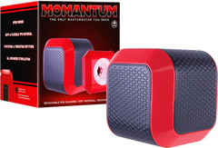 Momantum The Cube Rechargeable Automatic Male Masturbator Red / Black - - Masturbators and Strokers