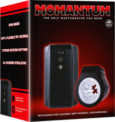 Momantum The Hex Rotatic & Thrusting Automatic Male Stroker Black - - Masturbators and Strokers