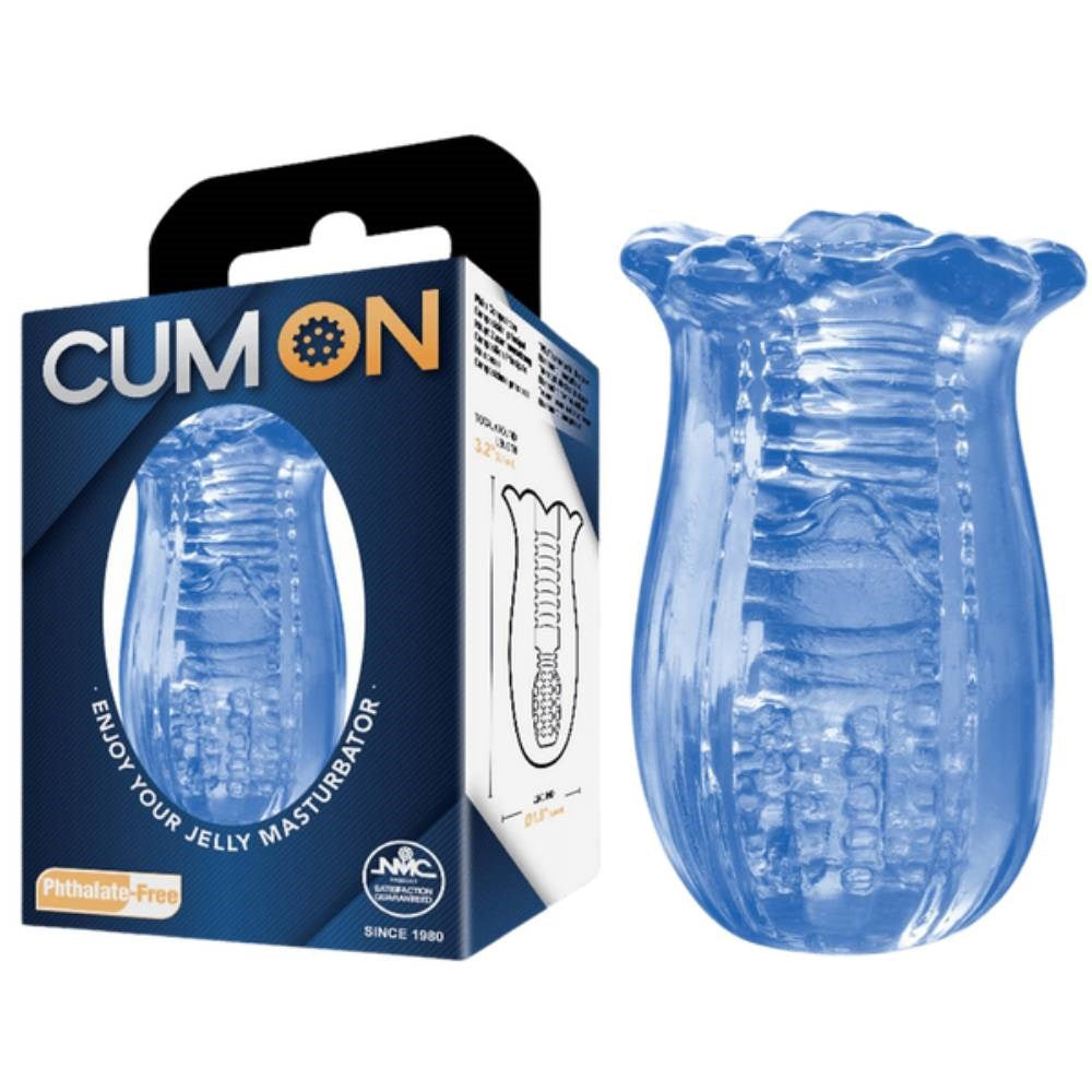 Cum On 3.2 Inches Pocket Jelly Mens Masturbator - - Masturbators and Strokers