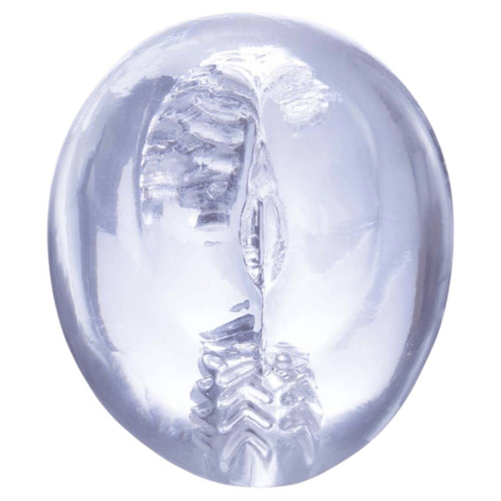 Cum On Pocket Jelly Transparent Mens Masturbator 3.5 Inches - - Masturbators and Strokers