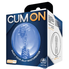 Cum On Pocket Jelly Transparent Mens Masturbator 3.5 Inches - - Masturbators and Strokers