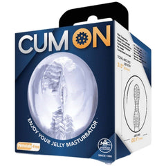 Cum On Pocket Jelly Transparent Mens Masturbator 3.5 Inches - - Masturbators and Strokers