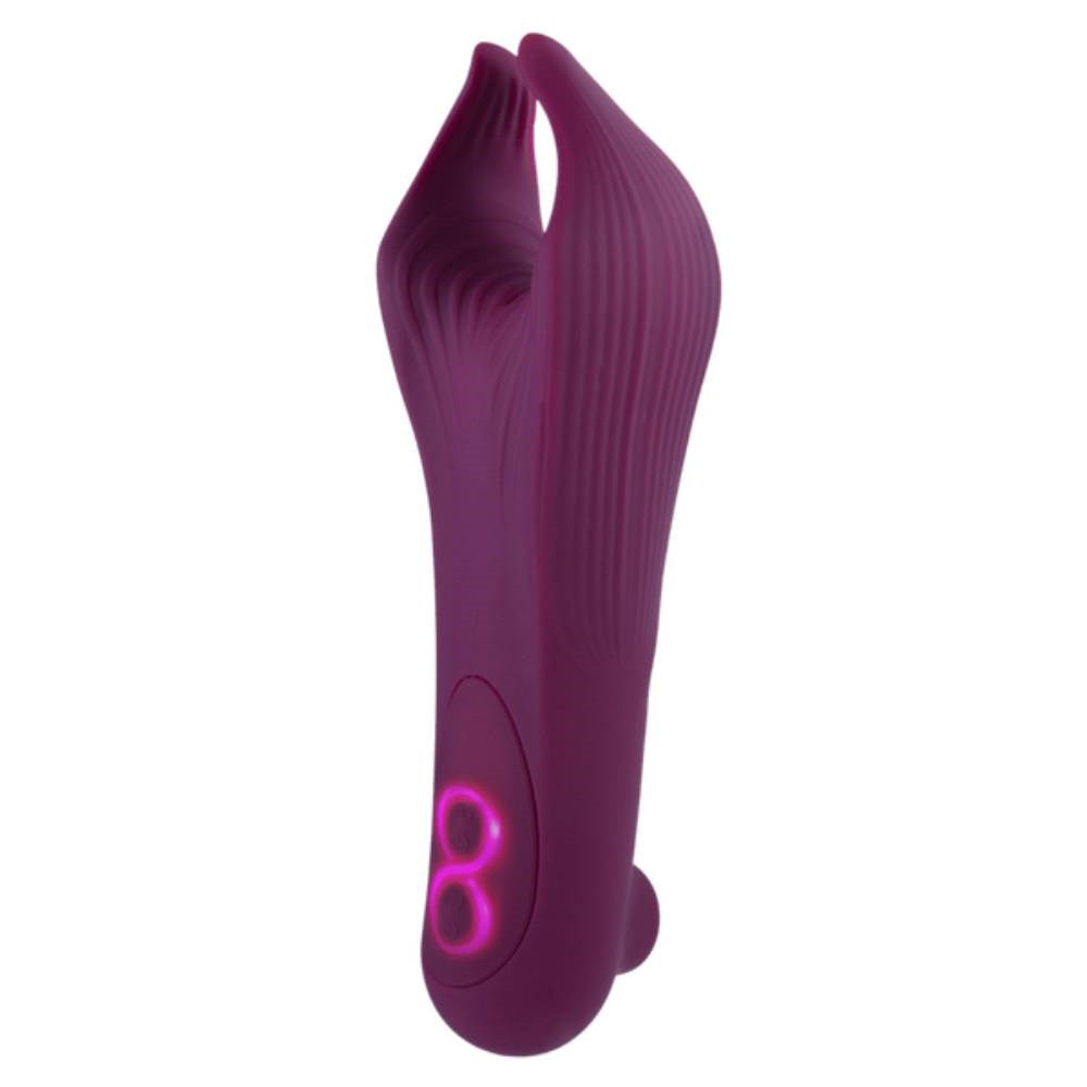 Twin Moist Multi Functional Rechargeable Stimulator - - Clit Ticklers and Pulsators