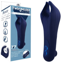 Twin Moist Multi Functional Rechargeable Stimulator - - Clit Ticklers and Pulsators