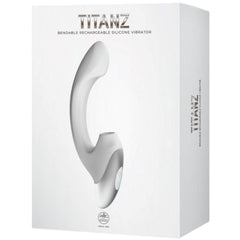 Titanz Bendable Thumping Rechargeable G-Spot Silicone Vibrator - - G-Spot Vibrators