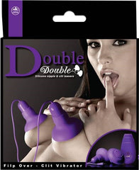 Excellent Power Double Trouble Nipple and Clit Teaser With Vibrating Bullet - - Nipple and Clit Clamps