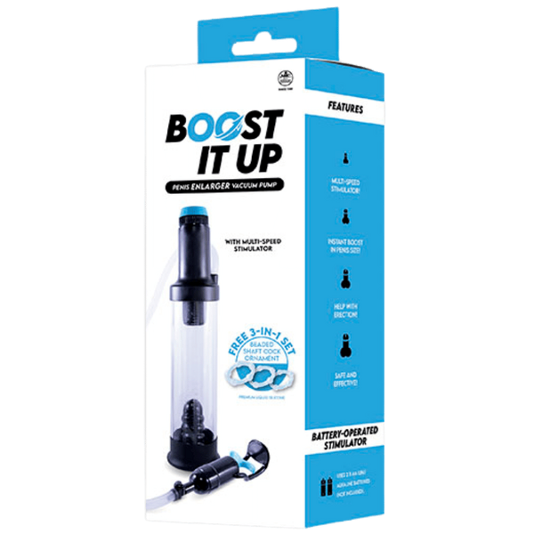 Boost It Up Multi Speed Mens Penis Enlarger Vacuum Pump - - Penis Pumps And Stretchers