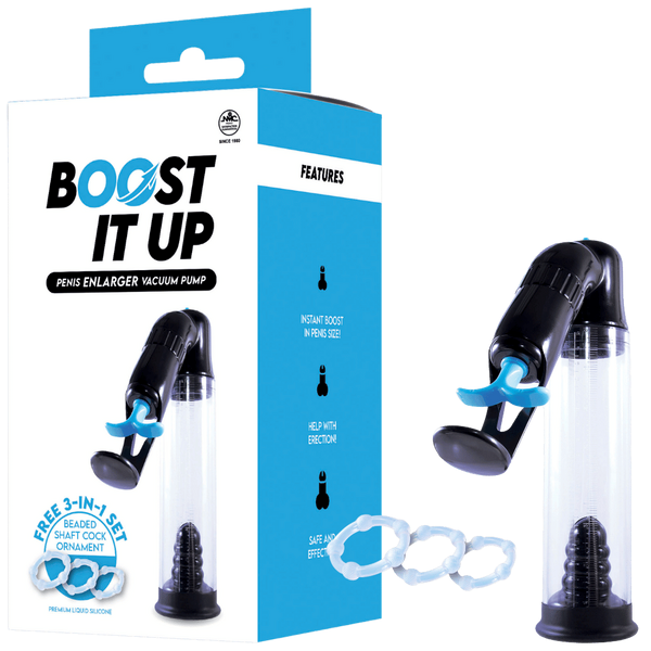 Boost It Up Male Penis Enlarger Vacuum Pump Device - - Penis Pumps And Stretchers