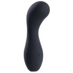 Deep Romance One Touch Control G Spot Silicone Stimulator Black - - G-Spot Vibrators