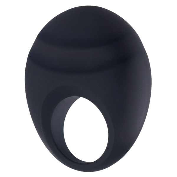 Deep Romance 10 Function Cock Ornament With Clit Stimulator Black - - Vibrating Cock Rings