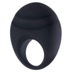 Deep Romance 10 Function Cock Ornament With Clit Stimulator Black - - Vibrating Cock Rings