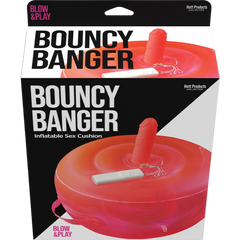 Hott Products Bouncy Banger Inflatable Vibrating Dildo - - Inflatable Dildos and Vibrators