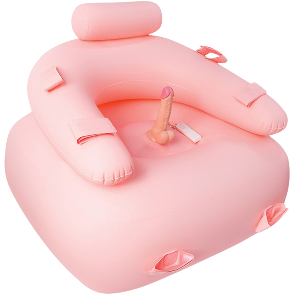 Hott Products Get Down On It Inflatable Vibrating Dildo - - Inflatable Dildos and Vibrators