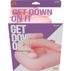 Hott Products Get Down On It Inflatable Vibrating Dildo - - Inflatable Dildos and Vibrators