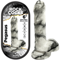 Rock Cocks Pegasus Textured Realistic Dildo 6 Inch - - Realistic Dildos