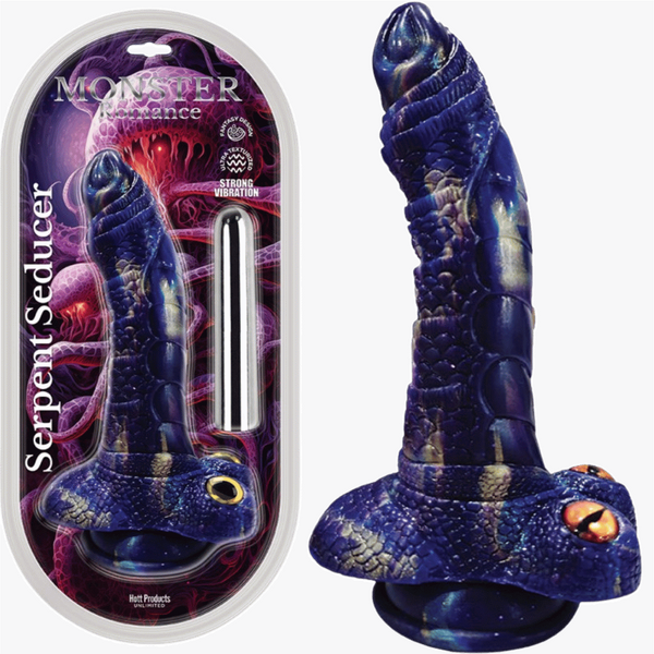 Monster Romance Serpent Seducer Fantasy Vibrating Dildo - - Vibrating Dildos
