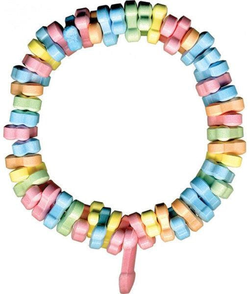 Hott Products Dicky Charms Edible Penis Candy Bracelet - - Party Gifts and Novelties