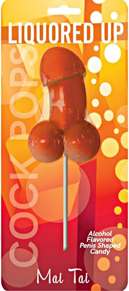 Hott Products Mai Tai Liquored Up Edible Cock Pops - - Party Gifts and Novelties