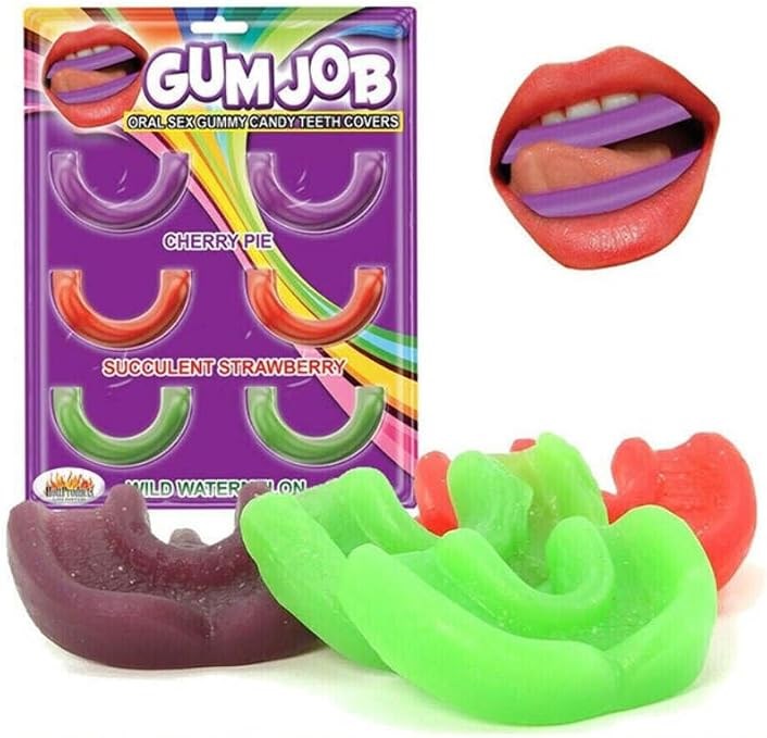Hott Products Gum Job Oral Sex Candy Teeth Covers - - Party Gifts and Novelties