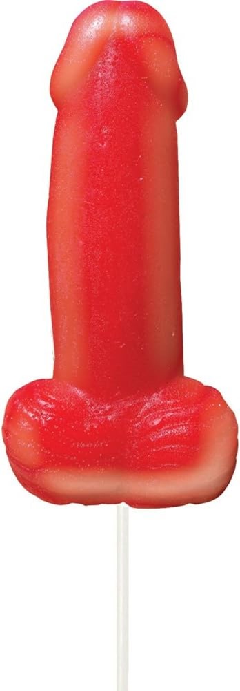 Hott Products Jumbo Gummy Edible Cock Pop Strawberry - - Party Gifts and Novelties
