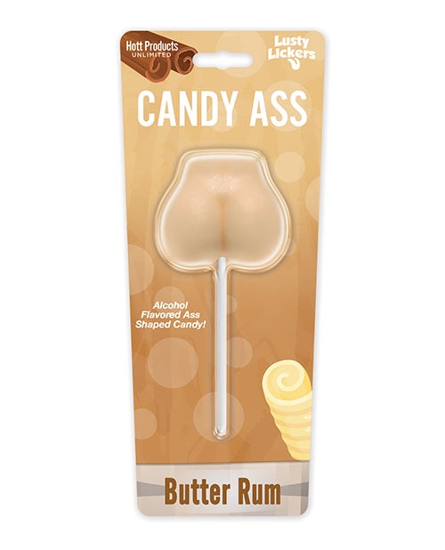 Hott Products Lusty Lickers Ass Butter Rum Pop Edible Candy - - Party Gifts and Novelties