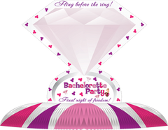 Bachelorette Party Diamond Ring Novelty Centerpiece - - Party Gifts and Novelties