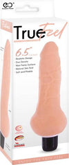True Feel Ballsy Realistic Design Vibrating Dildo - - Vibrating Dildos