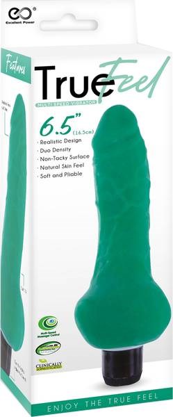 True Feel Ballsy Realistic Design Vibrating Dildo - - Vibrating Dildos