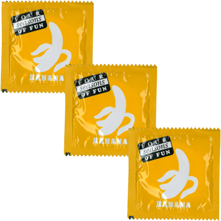 Four Seasons Naked Extra Strength Flavour Condoms 144 Pack - - Condoms