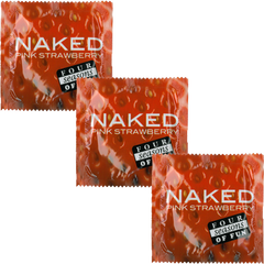 Four Seasons Naked Extra Strength Flavour Condoms 144 Pack - - Condoms